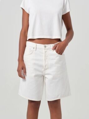 AGOLDE INDRA SHORT IN FORTUNE COOKIE